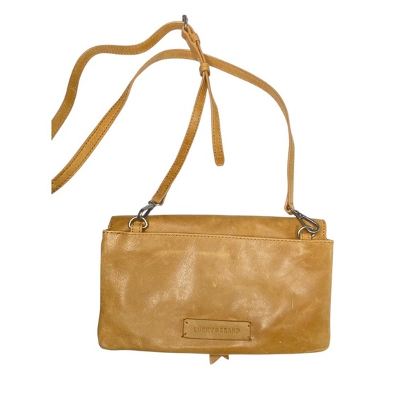 Lucky Brand Tan Leather Crossbody Bag - Picture 2 of 9